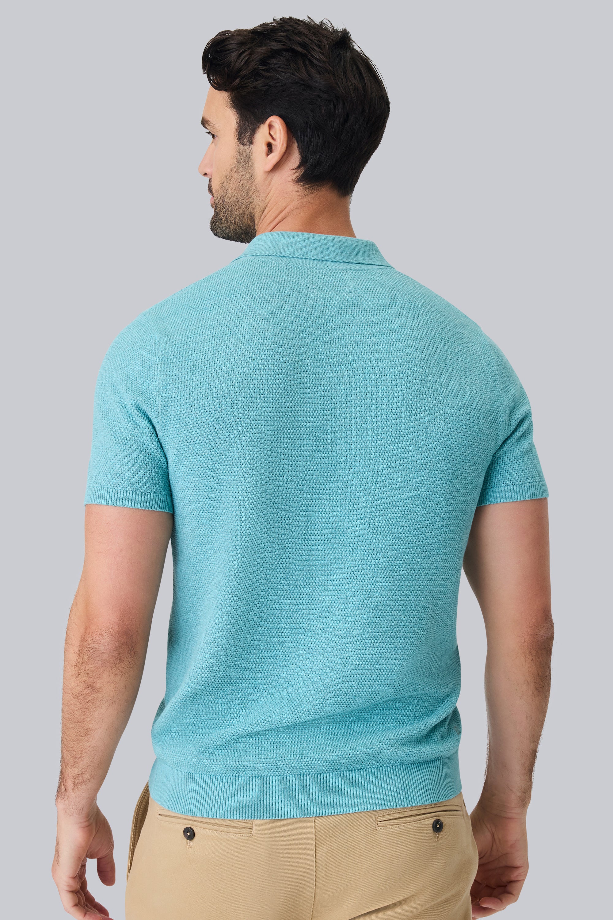 Mack Weldon Tech Linen Knit Polo