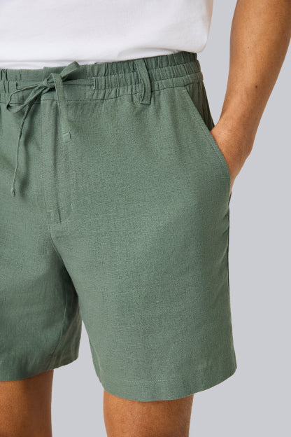 Linen Drawstring Short