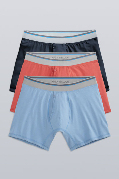 Front view of 3 pack of Mack weldon Boxer Brief