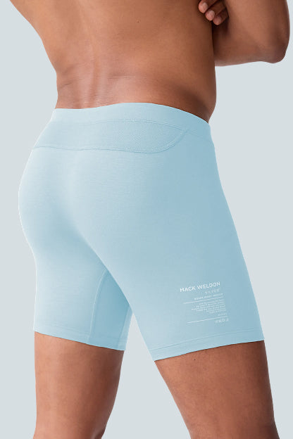 Man wearing Silver Boxer Brief