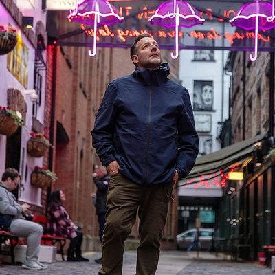 Man wearing Stormchaser Jacket