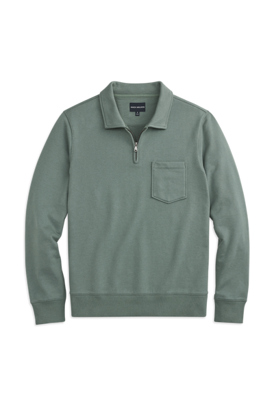Vintage French Terry Quarter-Zip Polo