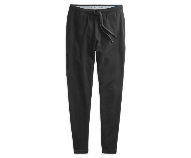 Front view of Ace Women's Sweatpant in True Black