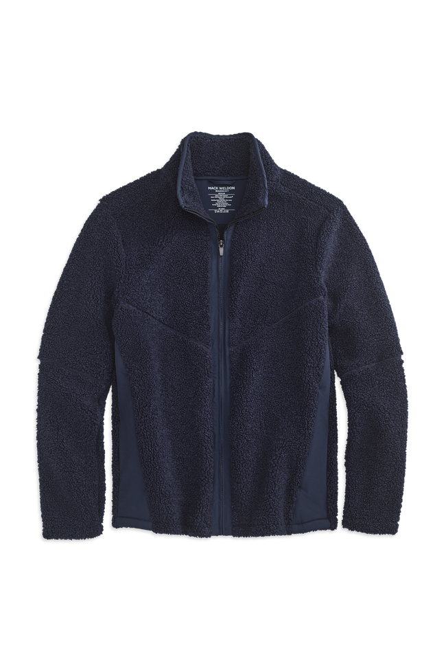 WARMKNIT Sherpa Fleece in Total Eclipse