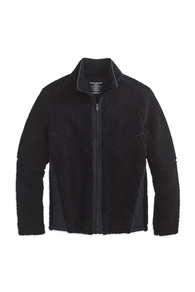 WARMKNIT Sherpa Fleece in True Black