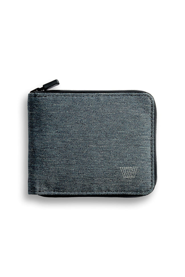 Front view of Ion Wallet in Storm Heather