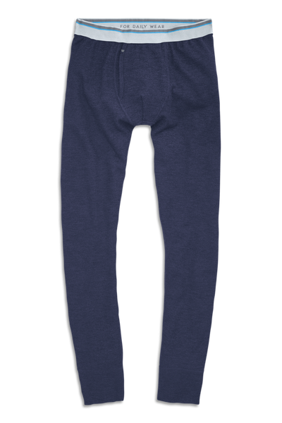 True Navy | Front view of WARMKNIT Long Underwear in True Navy