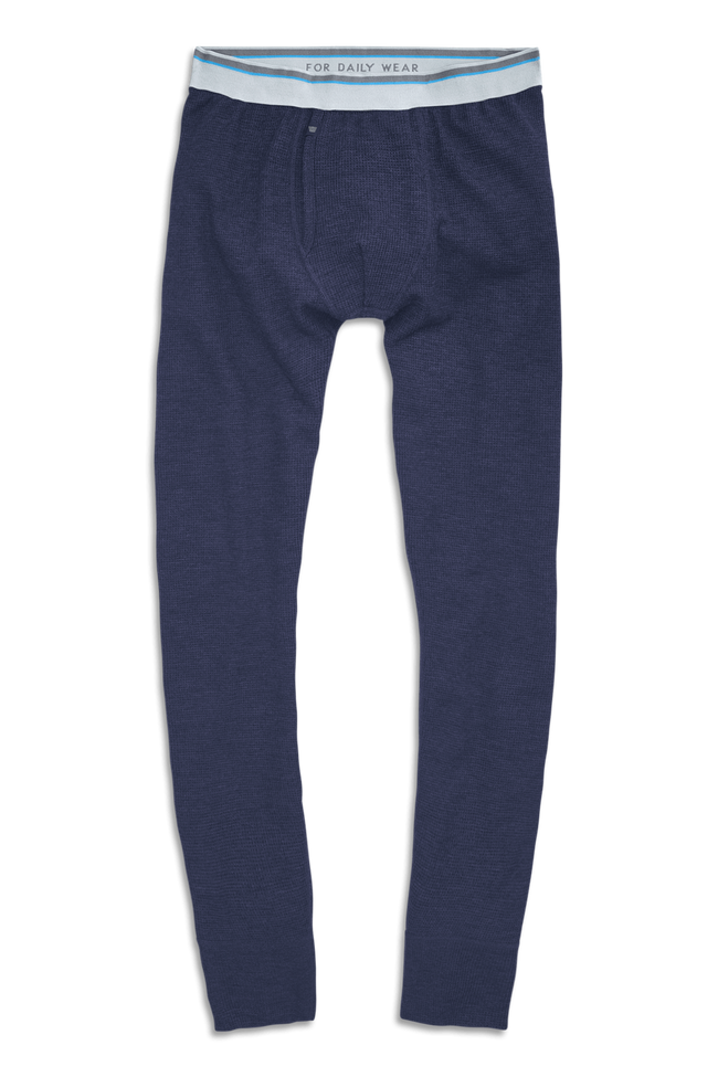 True Navy | Front view of WARMKNIT Long Underwear in True Navy