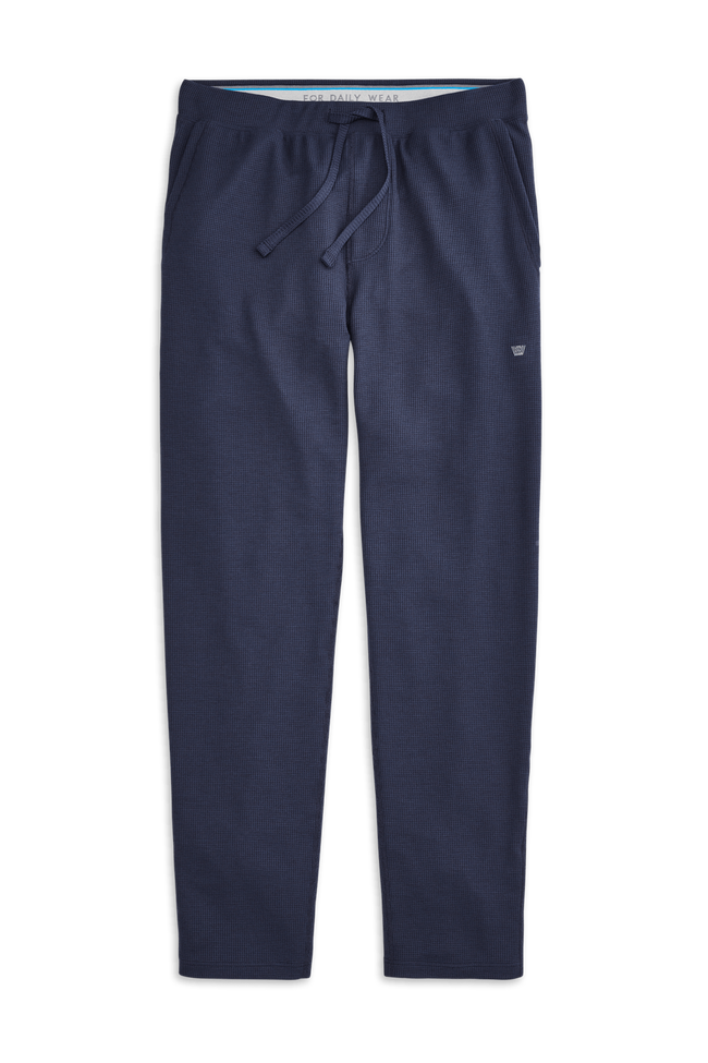 True Navy | Front view of WARMKNIT PJ Pant in True Navy