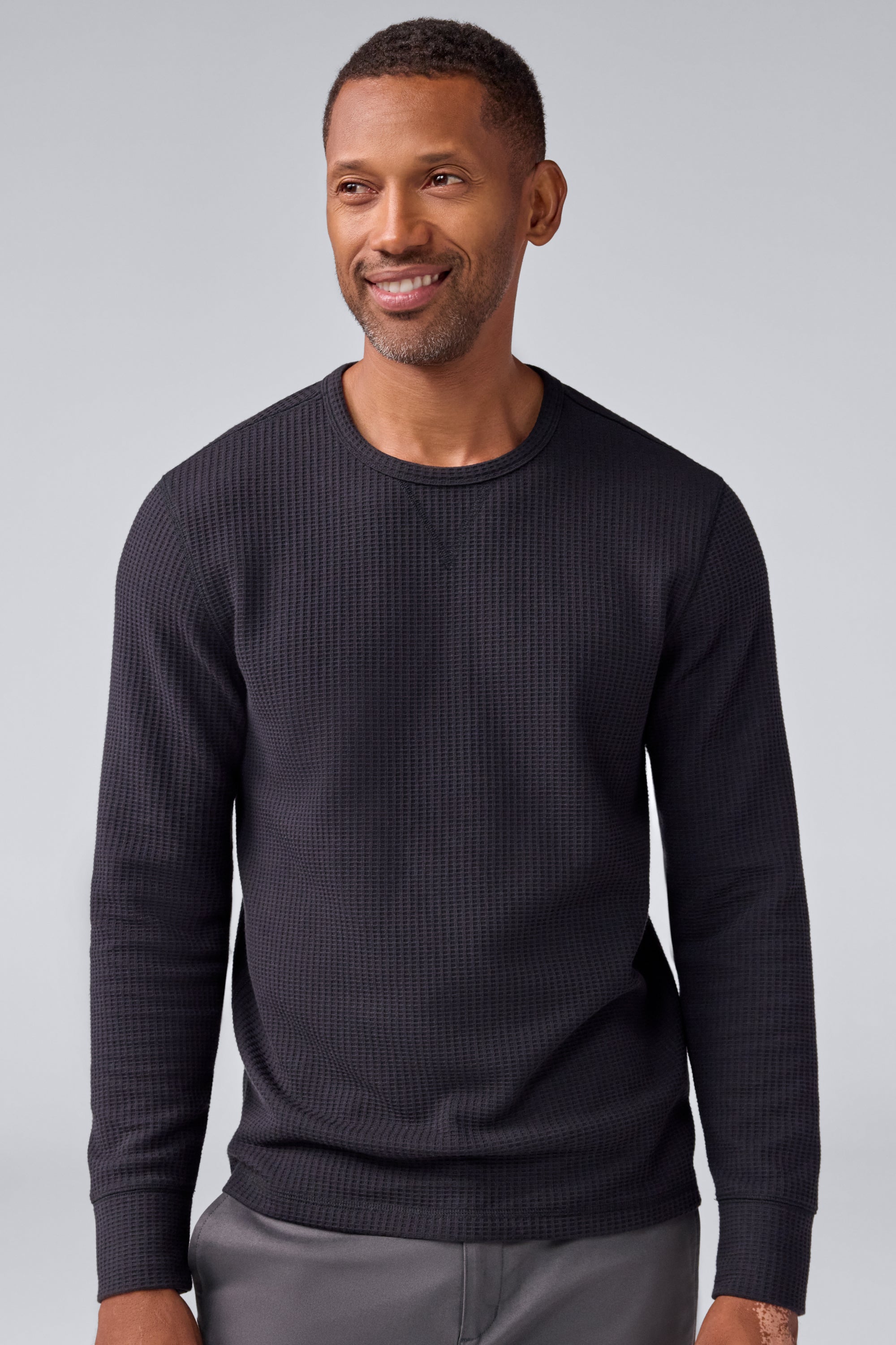 Mack Weldon WARMKNIT Waffle Crew | Cozy Lightweight Everyday Top