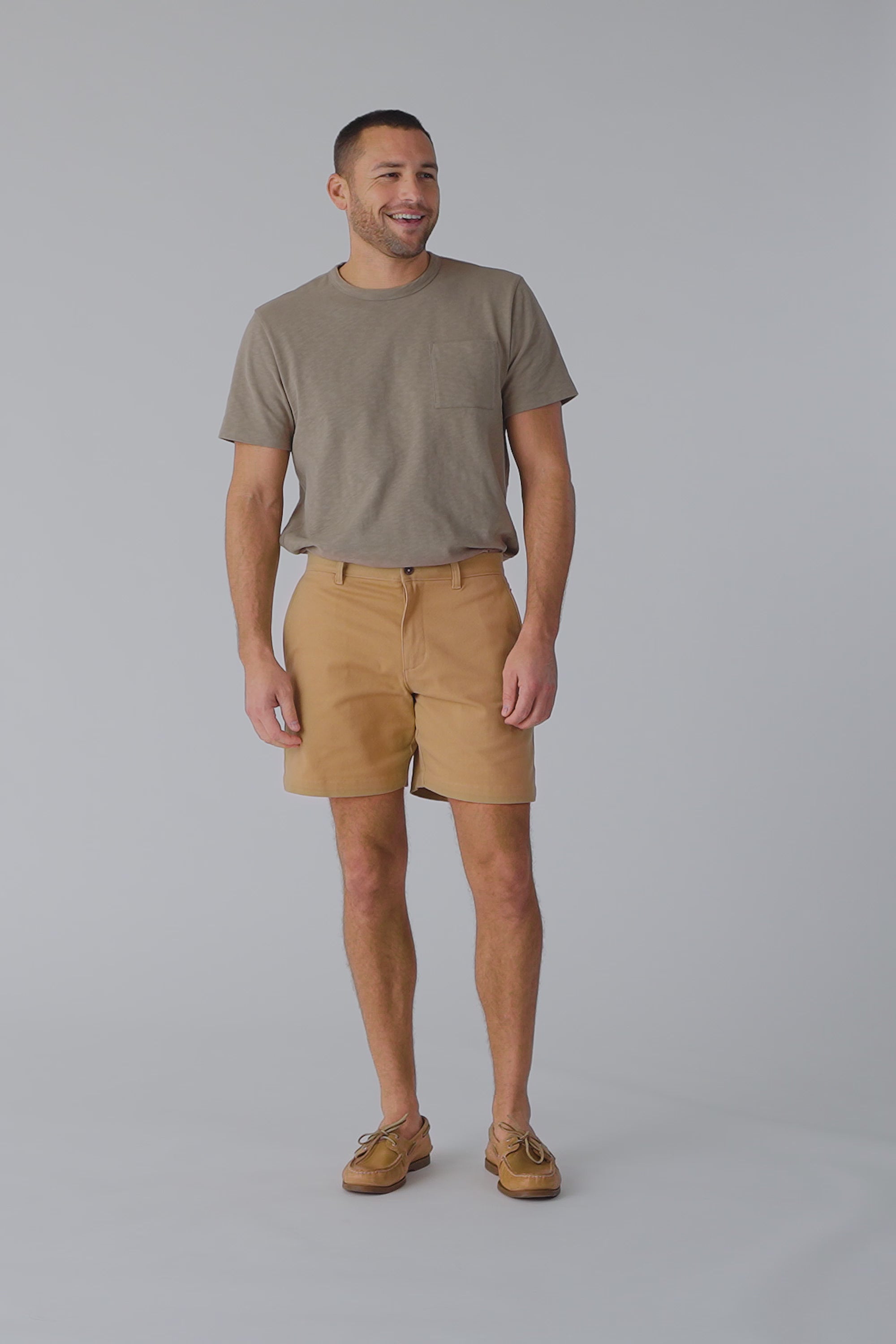 Stretch Twill Chino Shorts 7