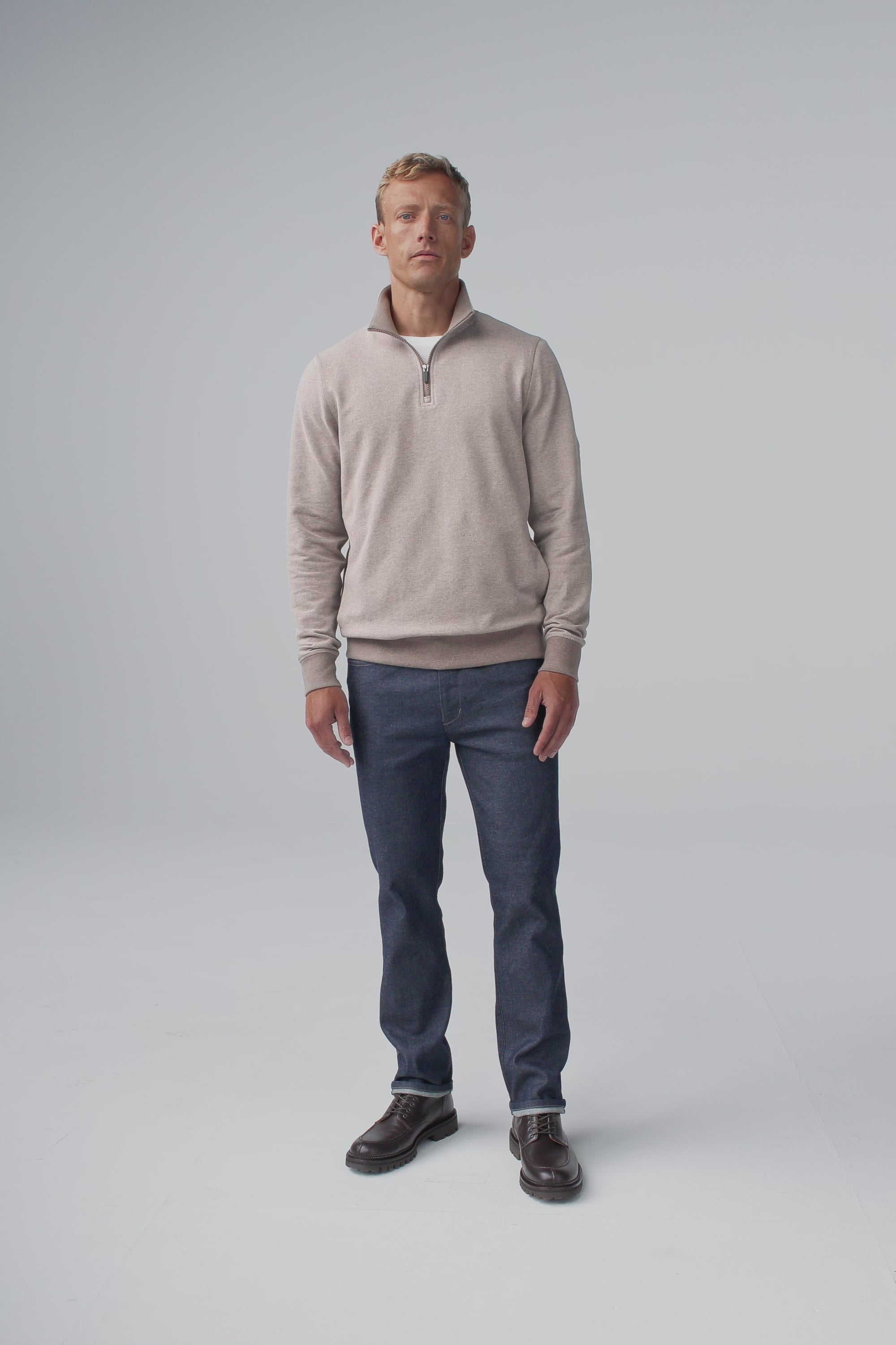 Mack Weldon ACE Quarter-Zip | Polished French Terry Pullover