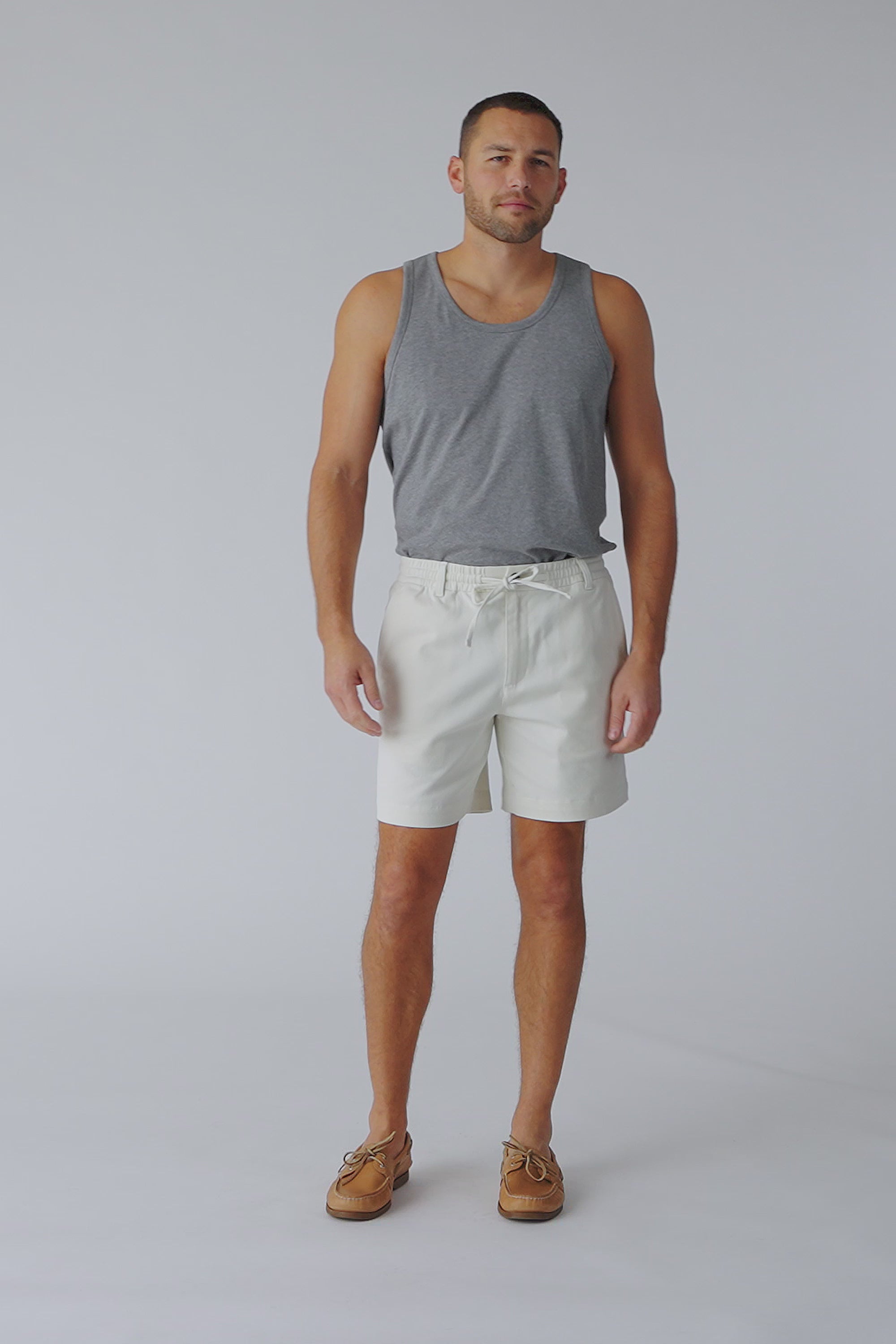 Stretch Twill Drawstring Chino Shorts | Mack Weldon