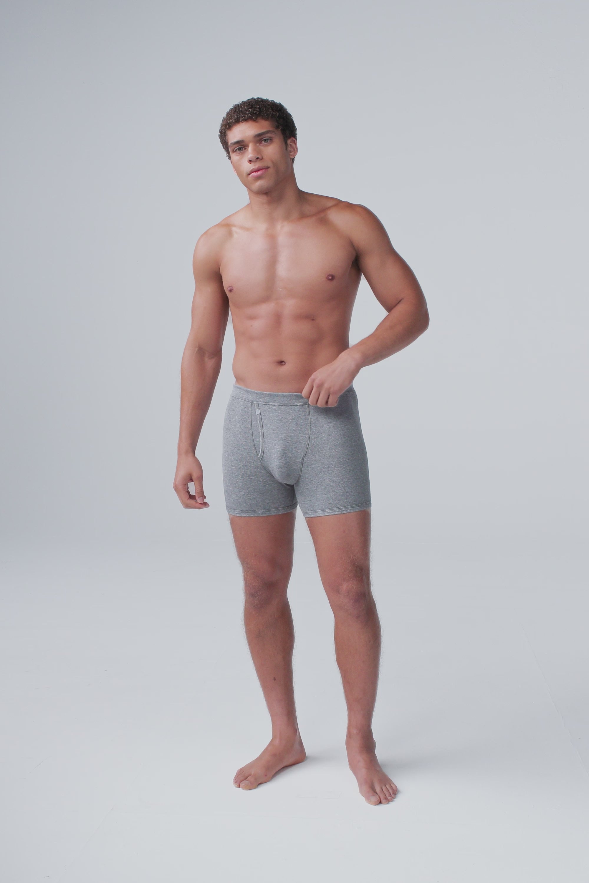 Mack Weldon 18-Hour Rib Boxer Brief | Soft Cotton Ribbed Underwear