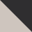 True Black / Latte Heather