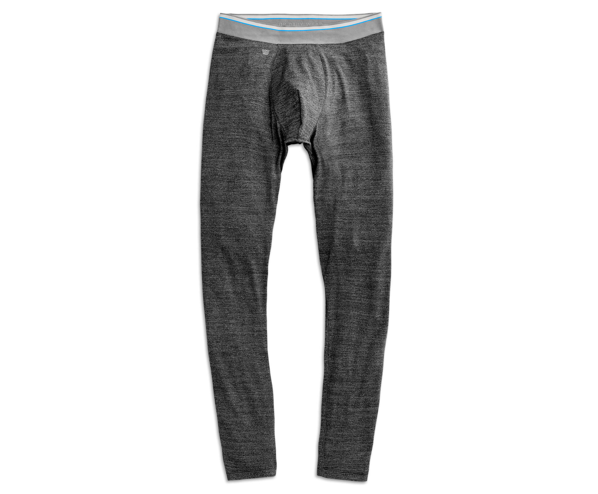 LJ&S Long Thermal Underwear in Grey Mix - Bottoms for Tall Men