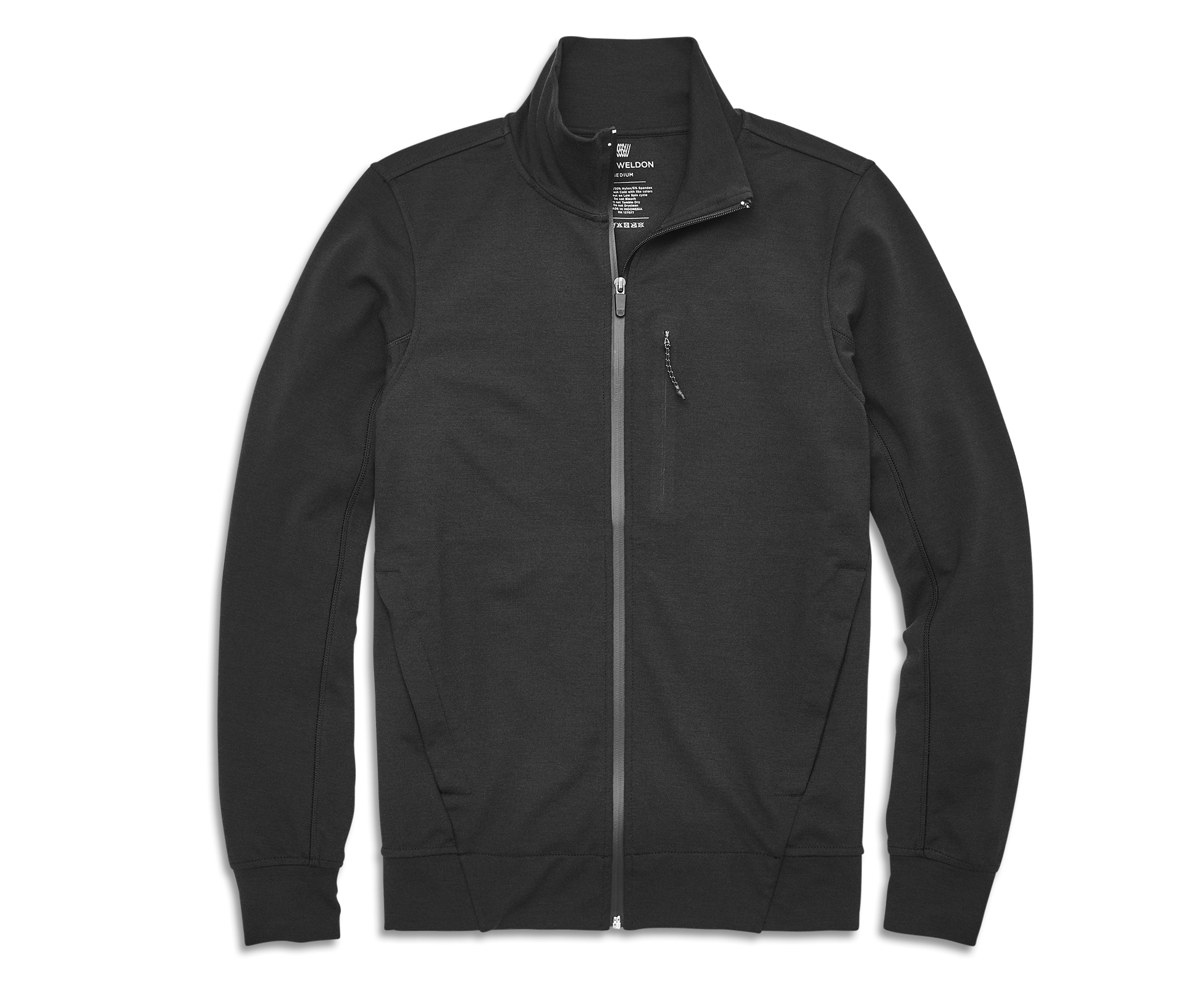 Mack Weldon Men's Atlas Full-Zip Jacket True Black