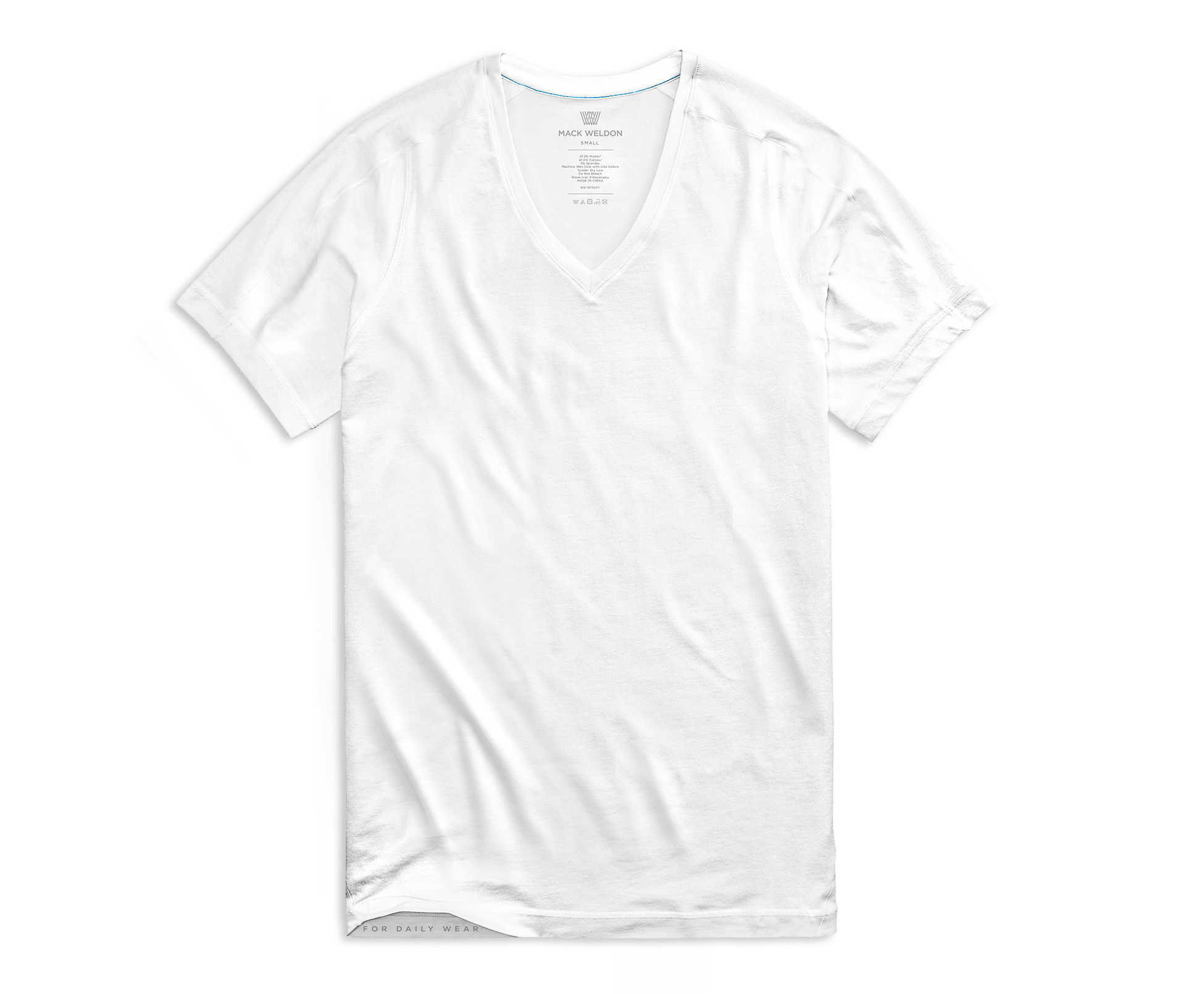 18-Hour Jersey V-Neck Undershirt Bright White