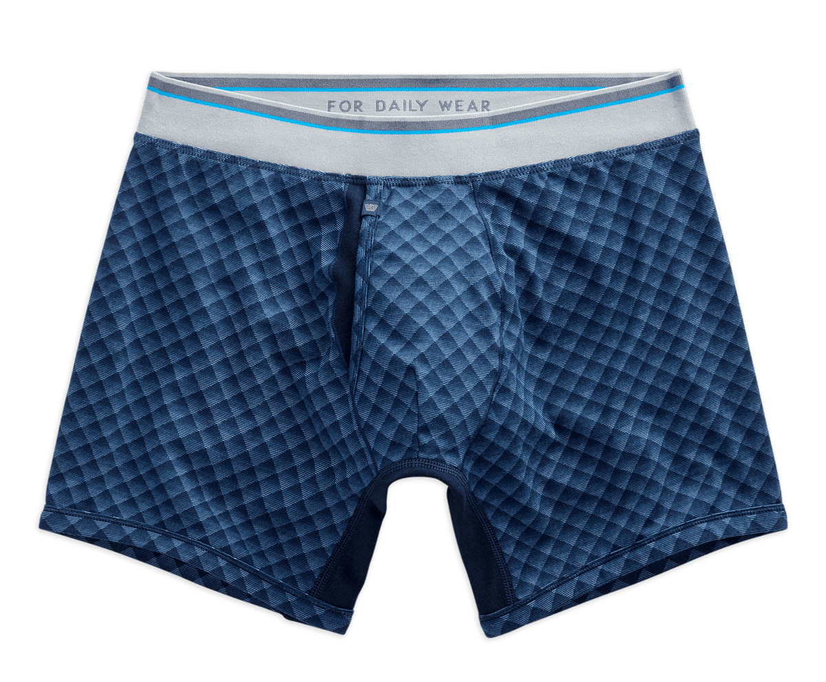 18-Hour Jersey Boxer Brief Total Eclipse Blue Quilted – Mack Weldon