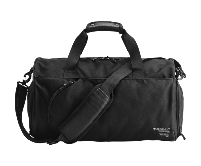 True Black | Front view of Atlas Duffle in True Black