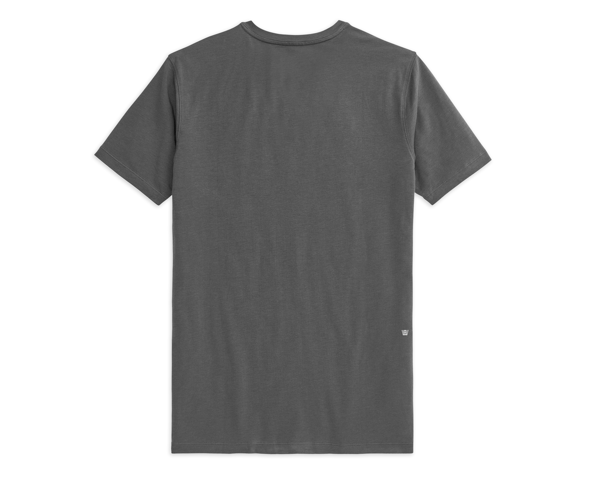 SILVER V Neck T Shirt Stealth Grey
