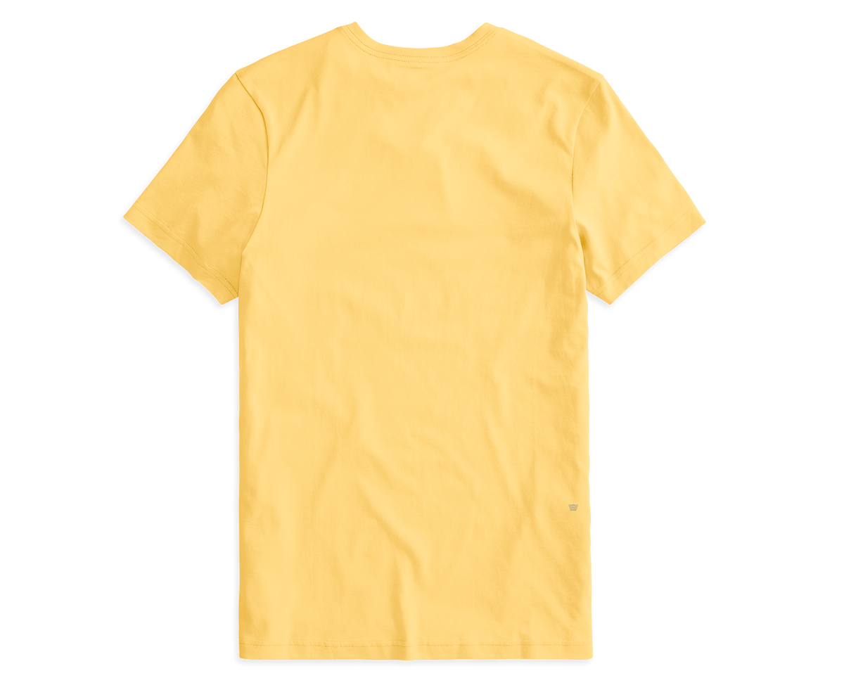 Pima Crew Neck T-Shirt Lemon Ice – Mack Weldon