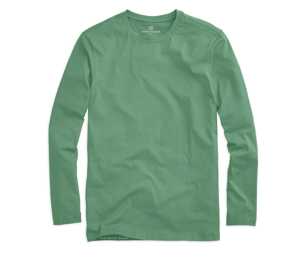 Pima Long Sleeve T-Shirt Moss