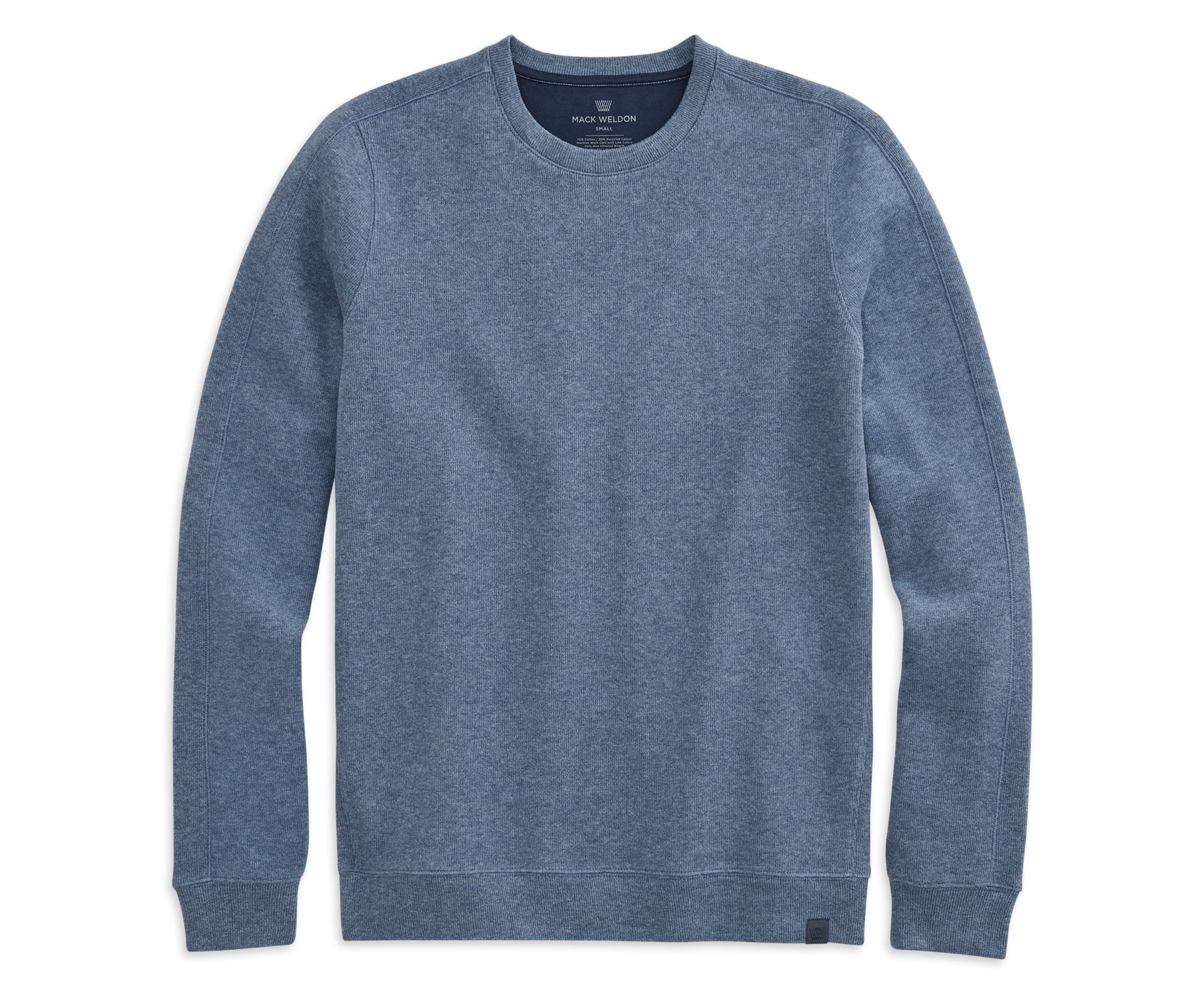 Louis Vuitton Mens Monogram Jacquard Knit Crew Neck Sweatshirt Navy White Small