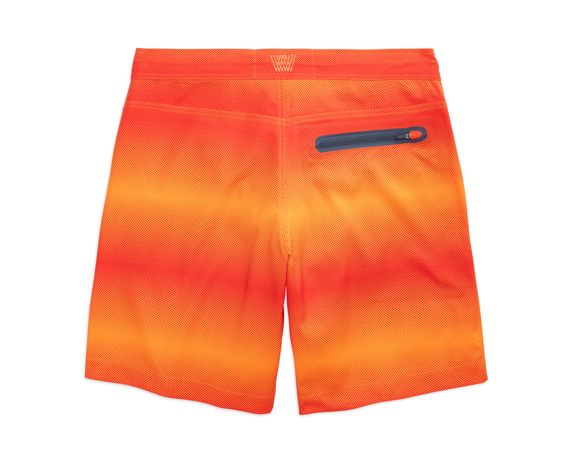 Swim Board Short Orange Spark Pulse Stripe