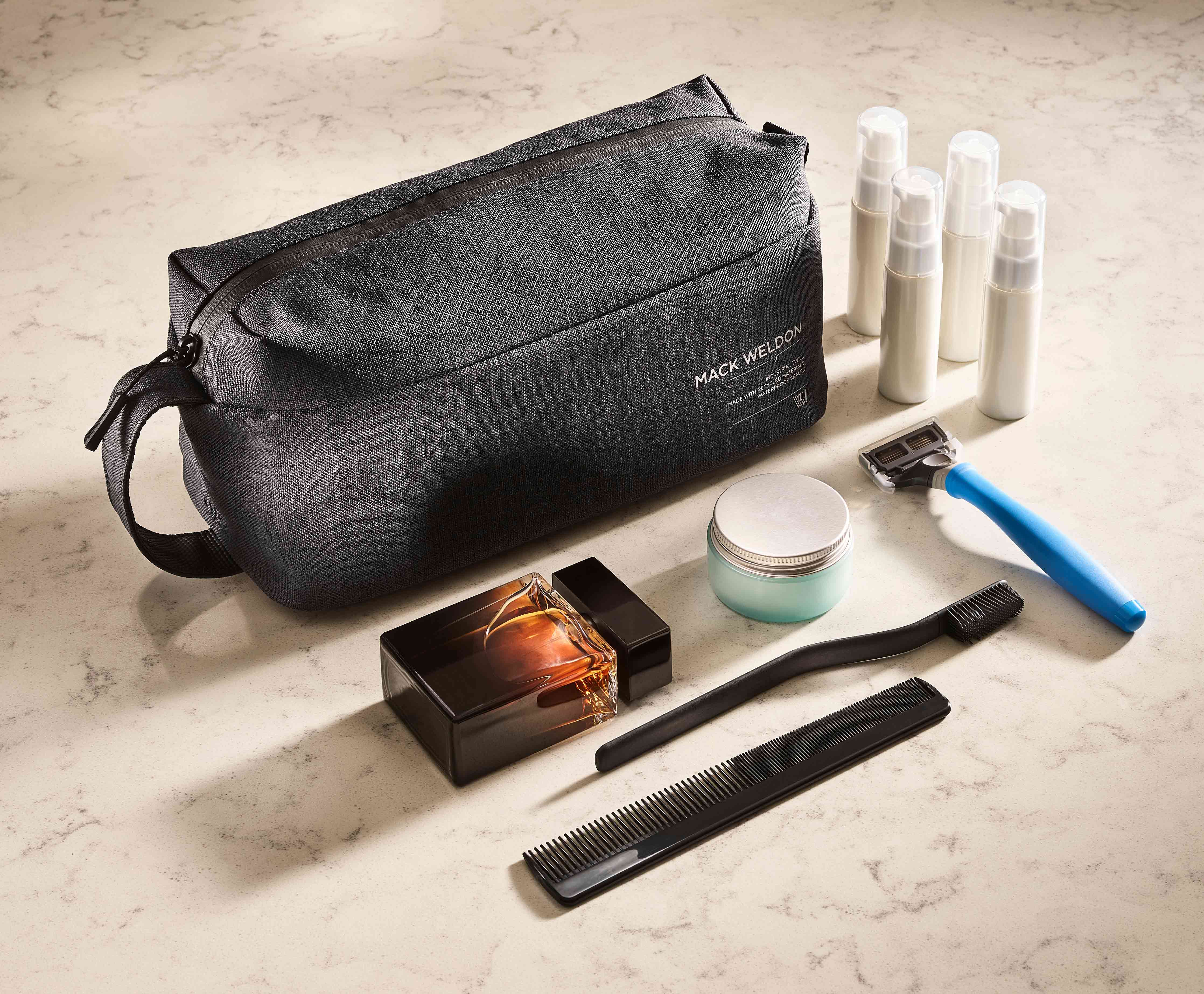 Convenience Kits International Men's Premium 15 Piece Travel Kit in  Reusable Toiletry Zippered Bag, TSA Compliant, Featuring Men's Essentials 