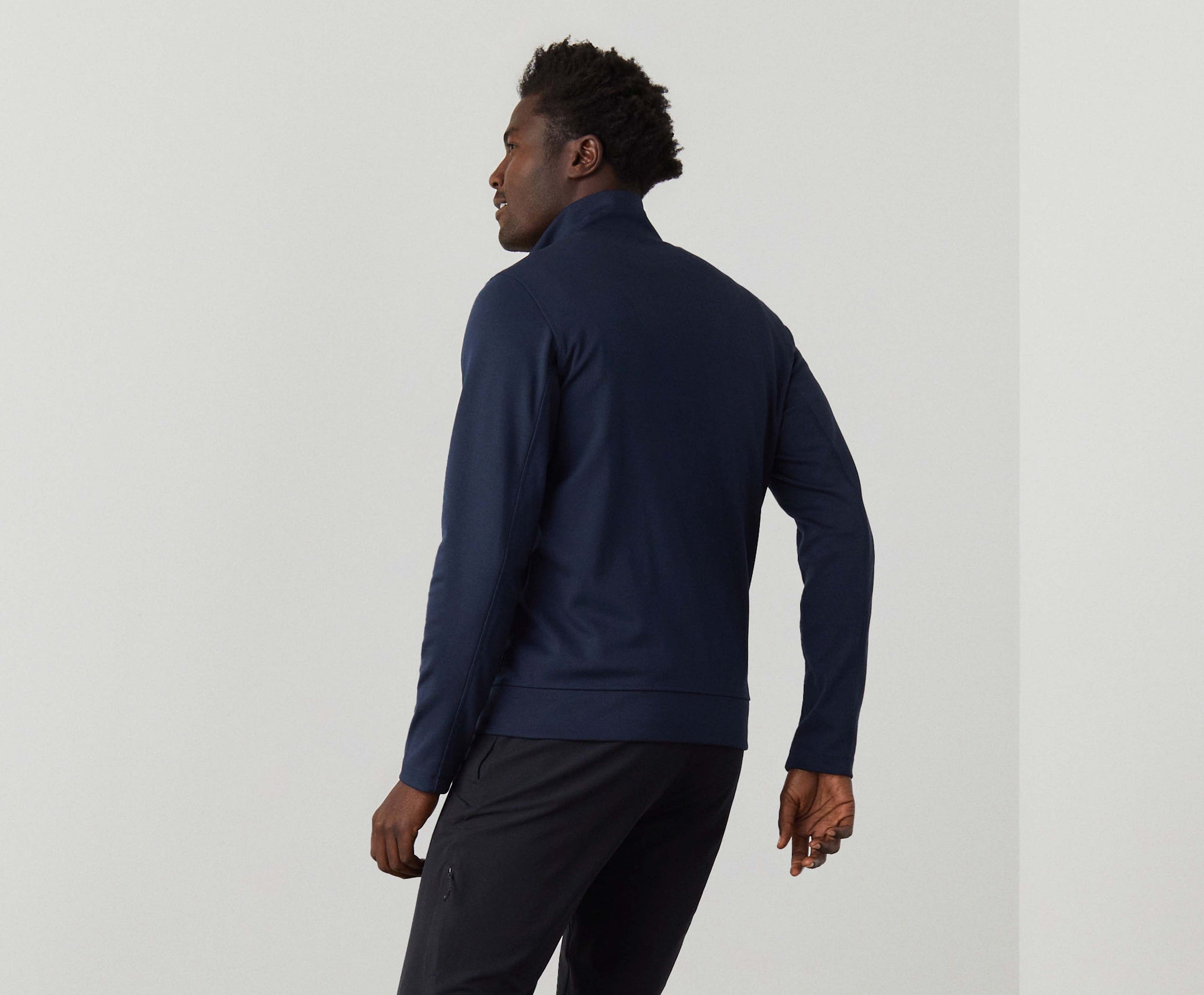 Atlas Half Zip Charcoal Heather