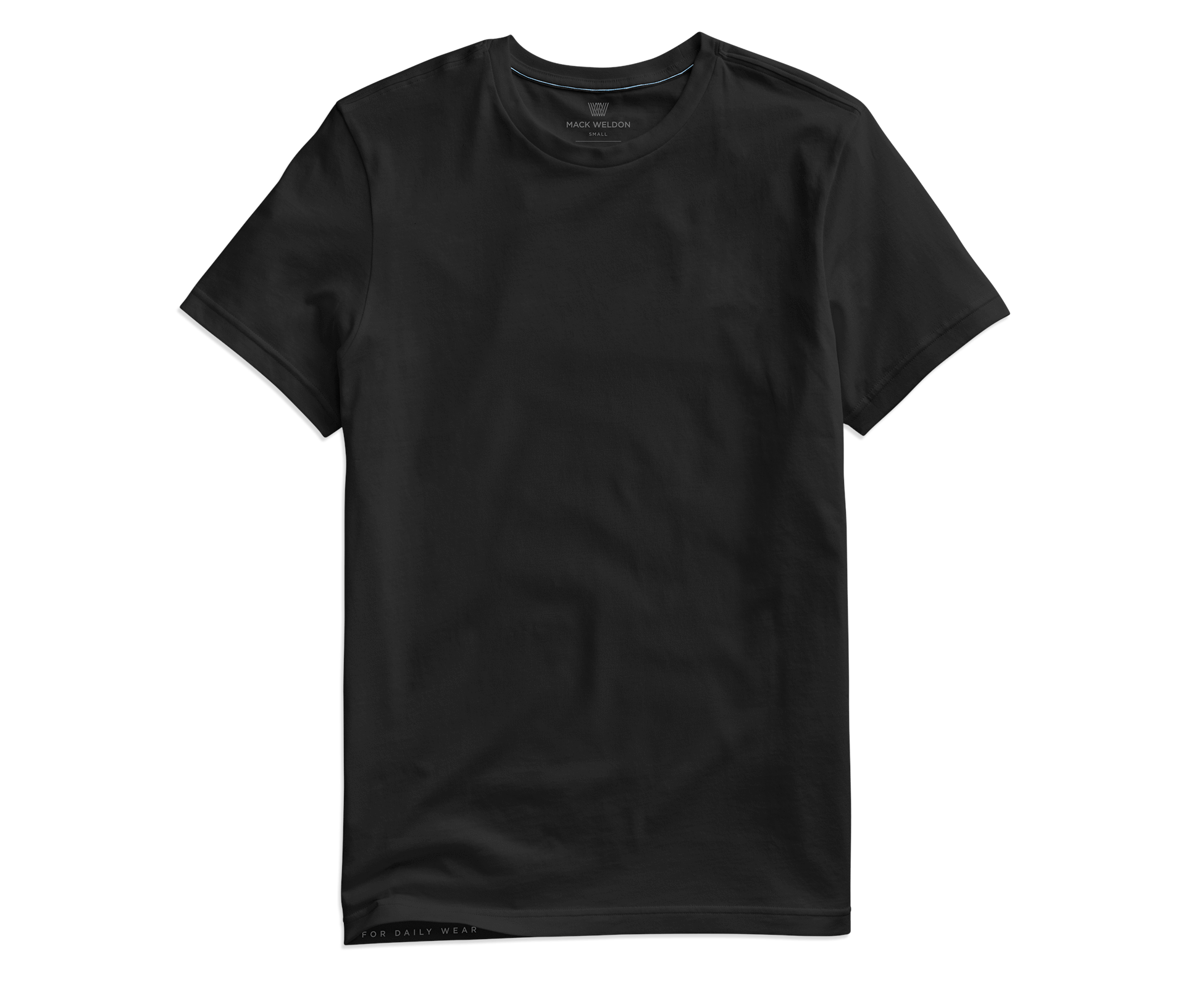Pima Crew Neck T-Shirt True Black