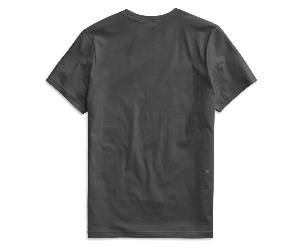Pima V-Neck T-Shirt Asphalt – Mack Weldon